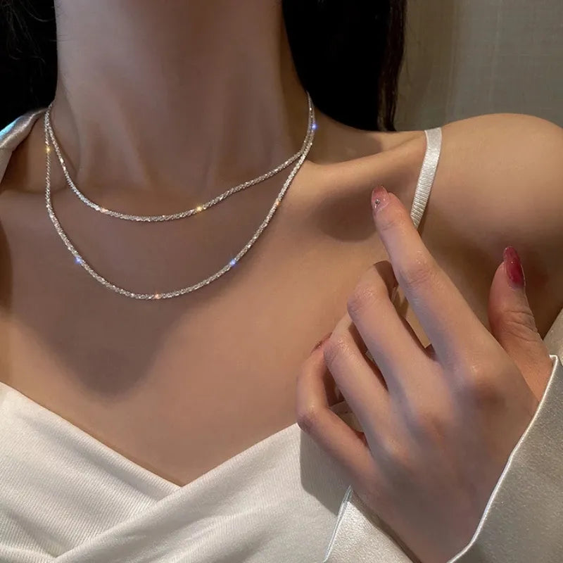 Lavi Sparkling Clavicle Necklace