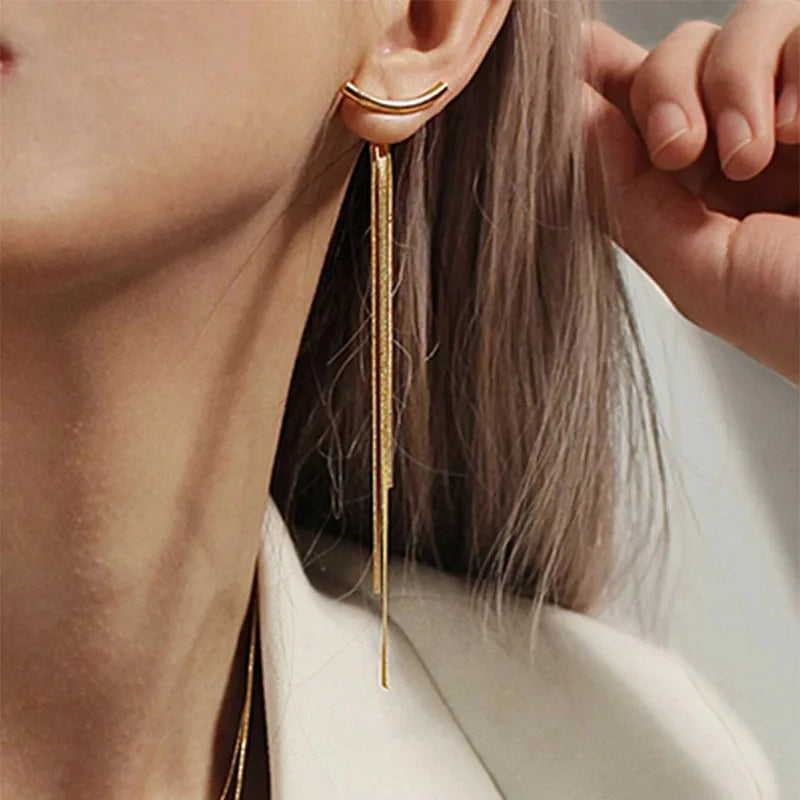 Lavi Tassel Thread Earrings