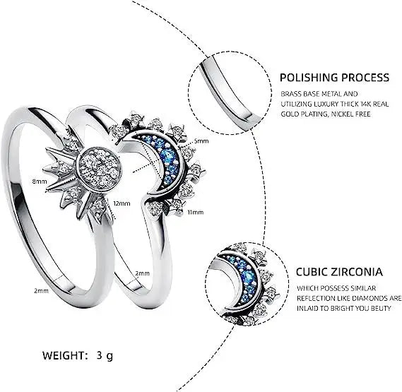 Lavi Summer Couple Ring Set