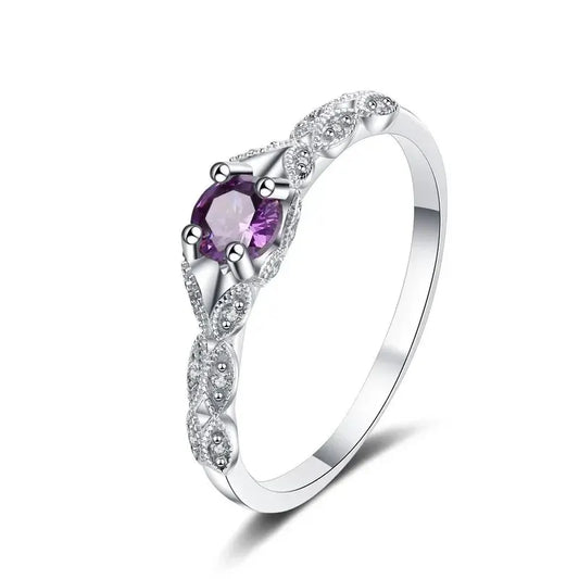 Lavi Amethyst Zirconia Ring